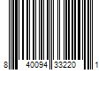 Barcode Image for UPC code 840094332201