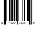 Barcode Image for UPC code 840094333819