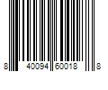 Barcode Image for UPC code 840094600188