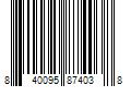 Barcode Image for UPC code 840095874038