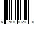 Barcode Image for UPC code 840096906400