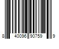 Barcode Image for UPC code 840096907599