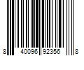 Barcode Image for UPC code 840096923568