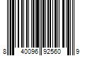 Barcode Image for UPC code 840096925609