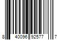 Barcode Image for UPC code 840096925777