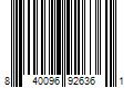 Barcode Image for UPC code 840096926361