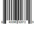 Barcode Image for UPC code 840096926729