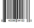 Barcode Image for UPC code 840096941838