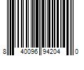 Barcode Image for UPC code 840096942040