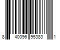 Barcode Image for UPC code 840096953831