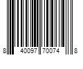 Barcode Image for UPC code 840097700748