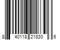 Barcode Image for UPC code 840118218306