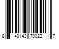 Barcode Image for UPC code 840143700227