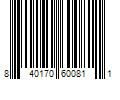 Barcode Image for UPC code 840170600811