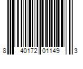 Barcode Image for UPC code 840172011493