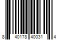 Barcode Image for UPC code 840178400314