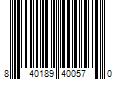 Barcode Image for UPC code 840189400570