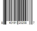 Barcode Image for UPC code 840191202087