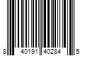 Barcode Image for UPC code 840191402845