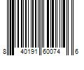 Barcode Image for UPC code 840191600746