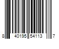 Barcode Image for UPC code 840195541137