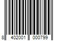 Barcode Image for UPC code 8402001000799