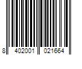 Barcode Image for UPC code 8402001021664