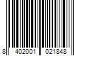 Barcode Image for UPC code 8402001021848