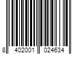 Barcode Image for UPC code 8402001024634