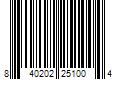 Barcode Image for UPC code 840202251004