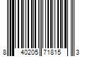 Barcode Image for UPC code 840205718153