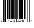 Barcode Image for UPC code 840216200364