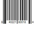 Barcode Image for UPC code 840221800184