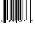 Barcode Image for UPC code 840222549167