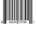 Barcode Image for UPC code 840244707941