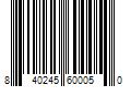 Barcode Image for UPC code 840245600050