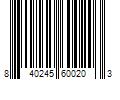 Barcode Image for UPC code 840245600203