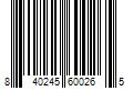 Barcode Image for UPC code 840245600265