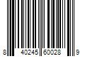 Barcode Image for UPC code 840245600289