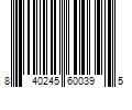 Barcode Image for UPC code 840245600395