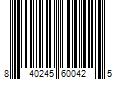 Barcode Image for UPC code 840245600425