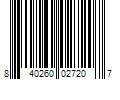 Barcode Image for UPC code 840260027207