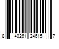 Barcode Image for UPC code 840261246157