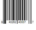 Barcode Image for UPC code 840262400077