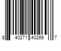 Barcode Image for UPC code 840271402697