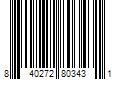 Barcode Image for UPC code 840272803431