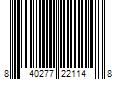 Barcode Image for UPC code 840277221148