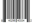 Barcode Image for UPC code 840295403342