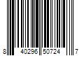 Barcode Image for UPC code 840296507247