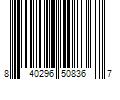 Barcode Image for UPC code 840296508367